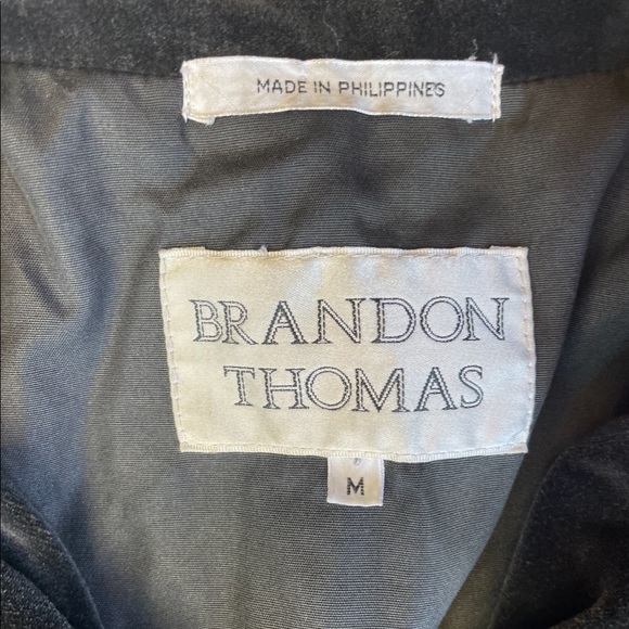 Bomber Jacket by Brandon Thomas Distressed size Medium - Picture 2 of 4